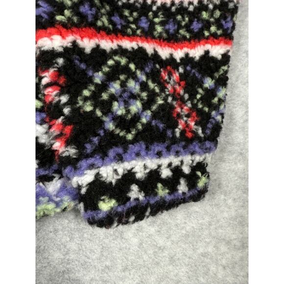 DSG Youth Girls Size XL Cozy Fleece Full Zip Jacket Funky Fair Isle NWT - Picture 7 of 12